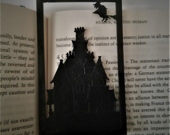 Cadeau de maison hantée de marque-page d'Halloween