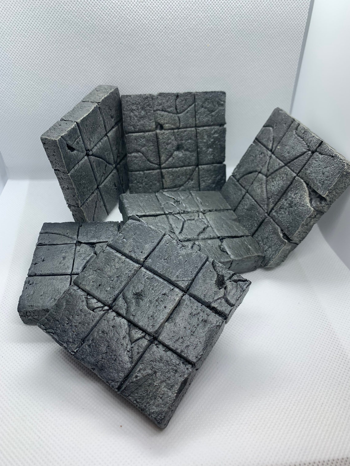 Hand Painted XPS Foam 3x3 Dungeon Tiles. Set of 6. Etsy