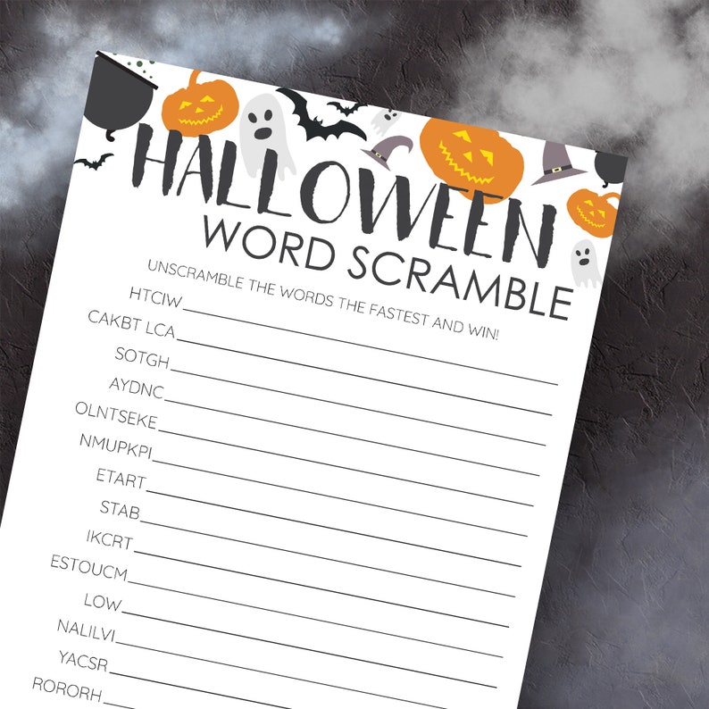 Halloween Games Printable Bundle Halloween Party Games Adult Etsy