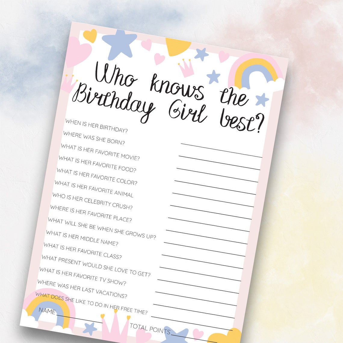 Slumber Party Games Bundle Girls Birthday Party Games - Etsy