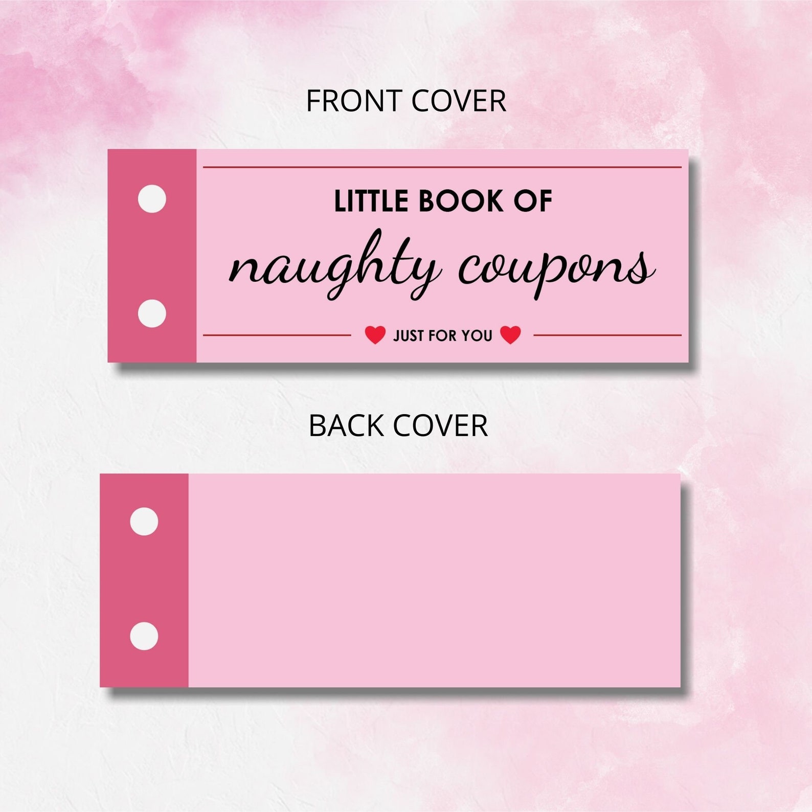 Naughty Coupon Book for Her, Birthday Gift, DIY Gift Idea, Instant Download, Printable Coupons ...