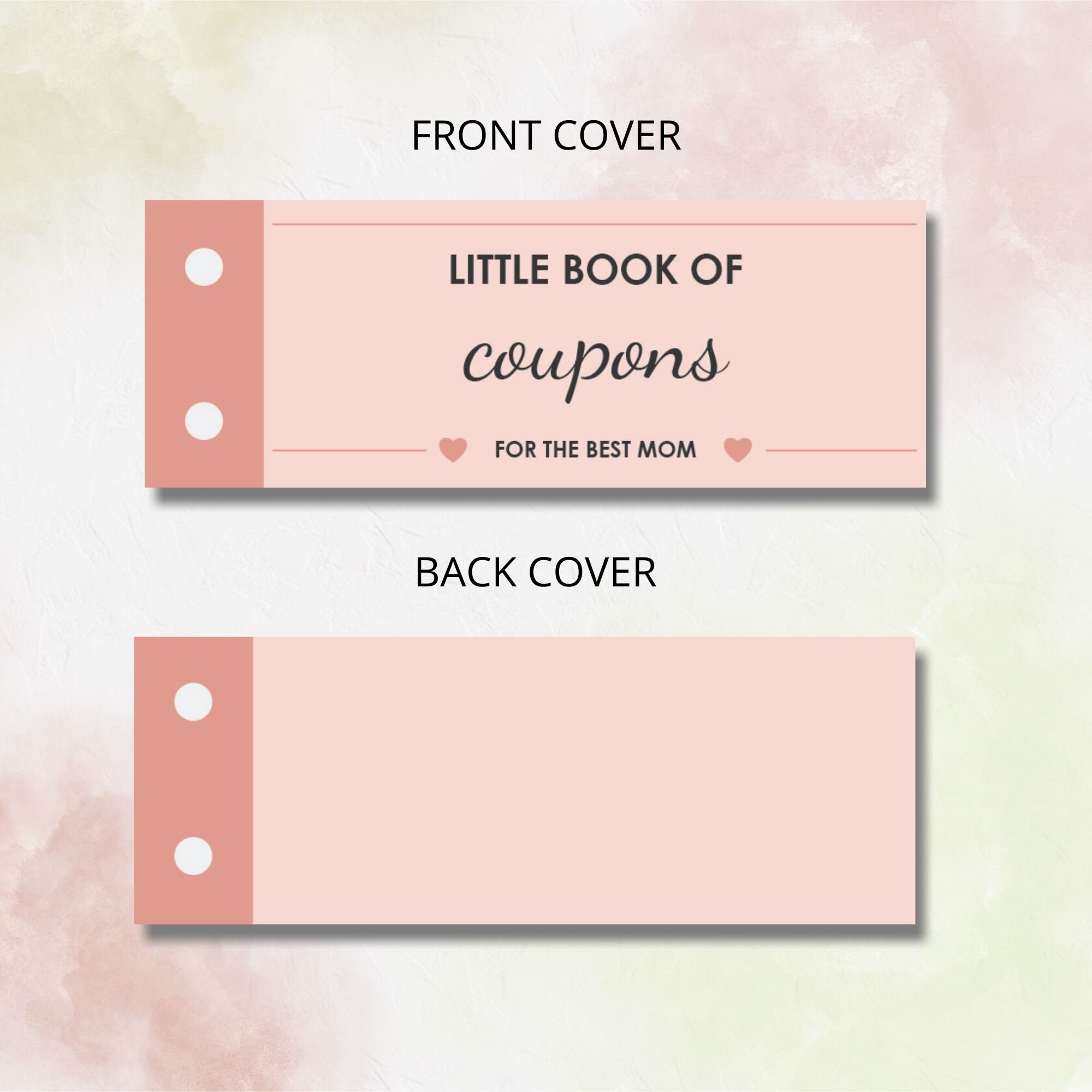 Coupon Book for Mom Birthday Gift DIY Gift Idea Instant - Etsy UK