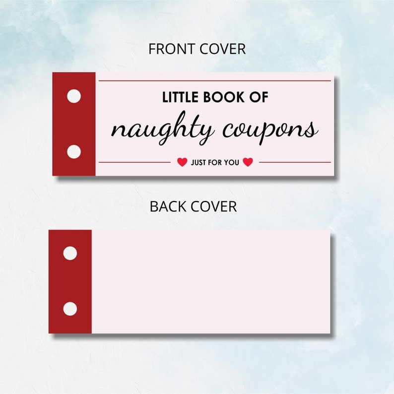 Naughty Coupon Book for Him, Birthday Gift, DIY Gift Idea, Instant ...