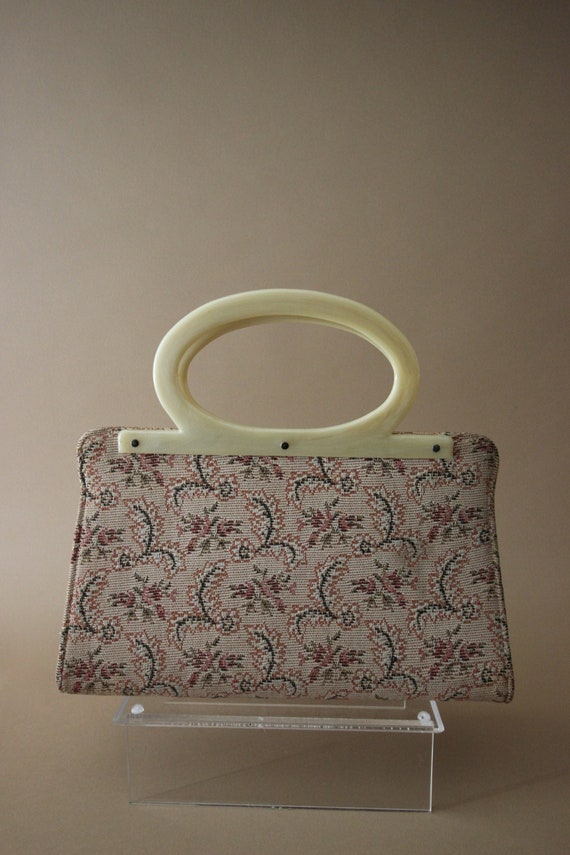 Vintage 1950s-60s Tapestry Handbag