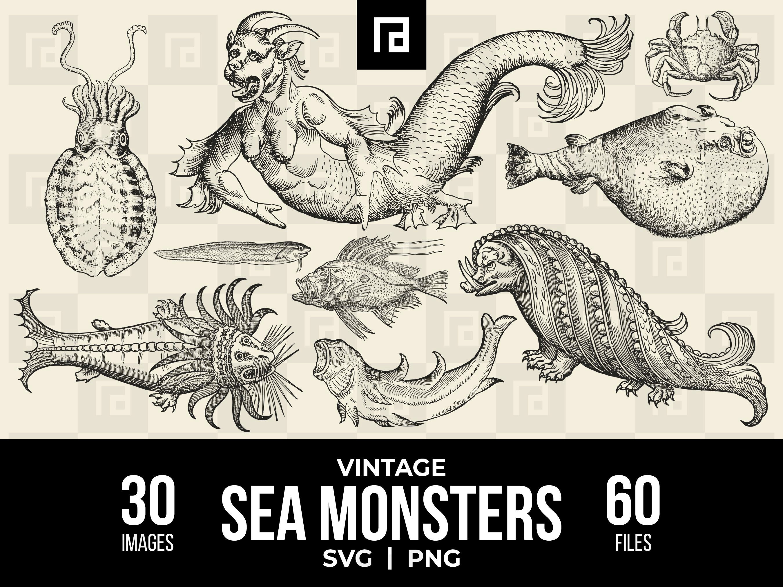 Vintage Sea Monster Mythological Cthulhu T-Shirt Vintage Sea Monster Mythological Cthulhu T-Shirt