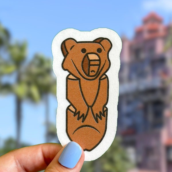 Brother Bear Sticker | Disney | Bear Carving | Disney Movie | Waterproof Vinyl | Hydroflask | Laptop Decal | Planner | Phone Case