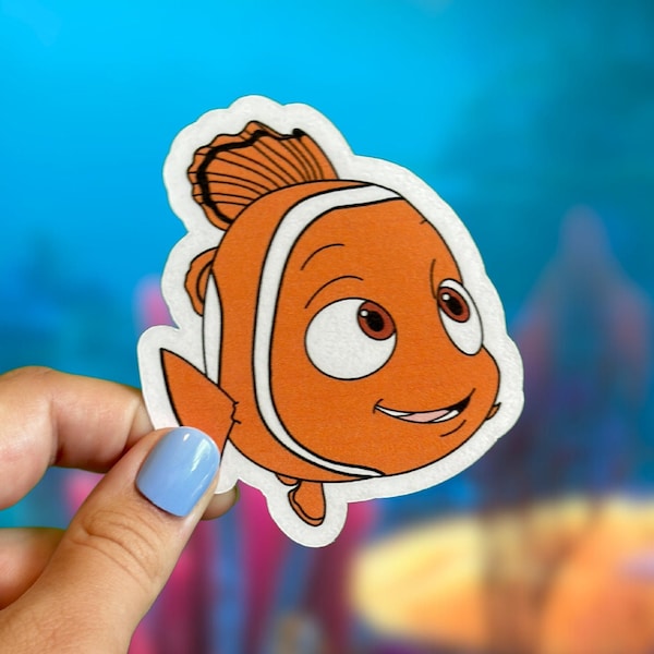 Nemo Sticker | Disney | Finding Nemo | Clown Fish | Marlin | Finding Dory | Waterproof Vinyl | Hydroflask | Laptop Decal | Planner