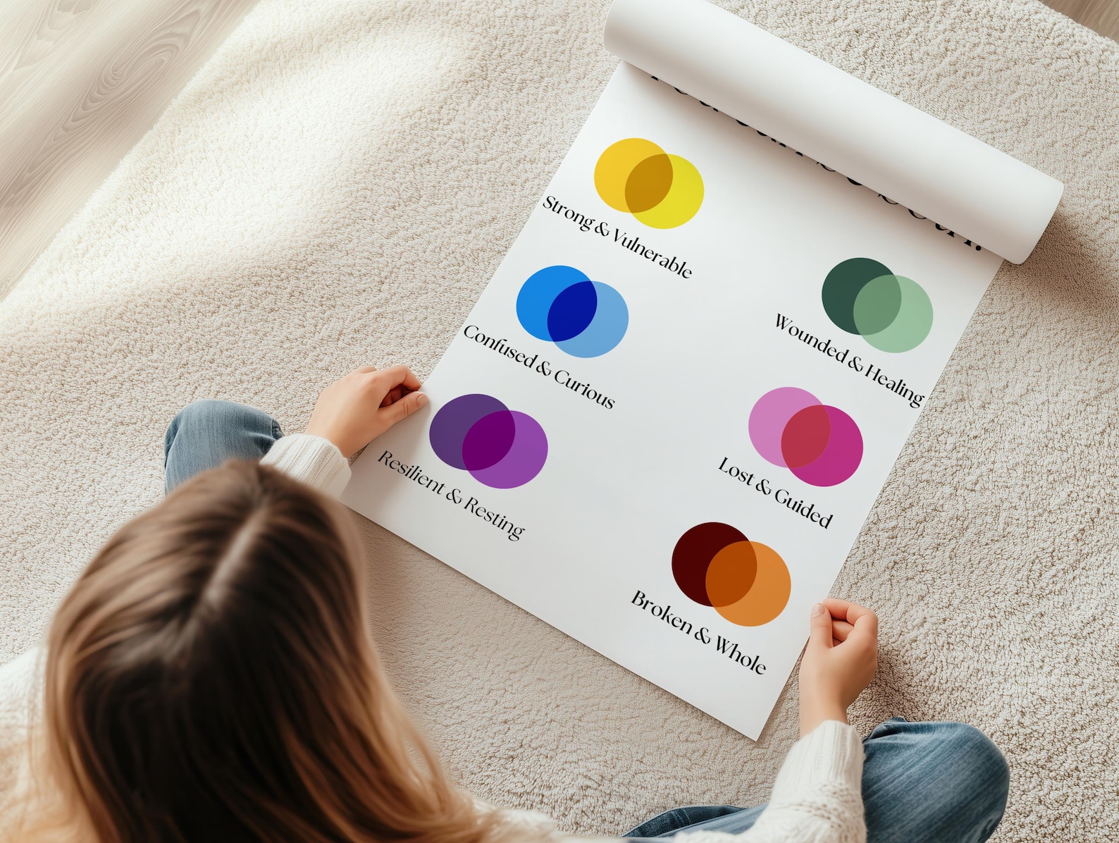 You Can Be Both Therapy Poster | Therapist Office Wall Art | Mental ...