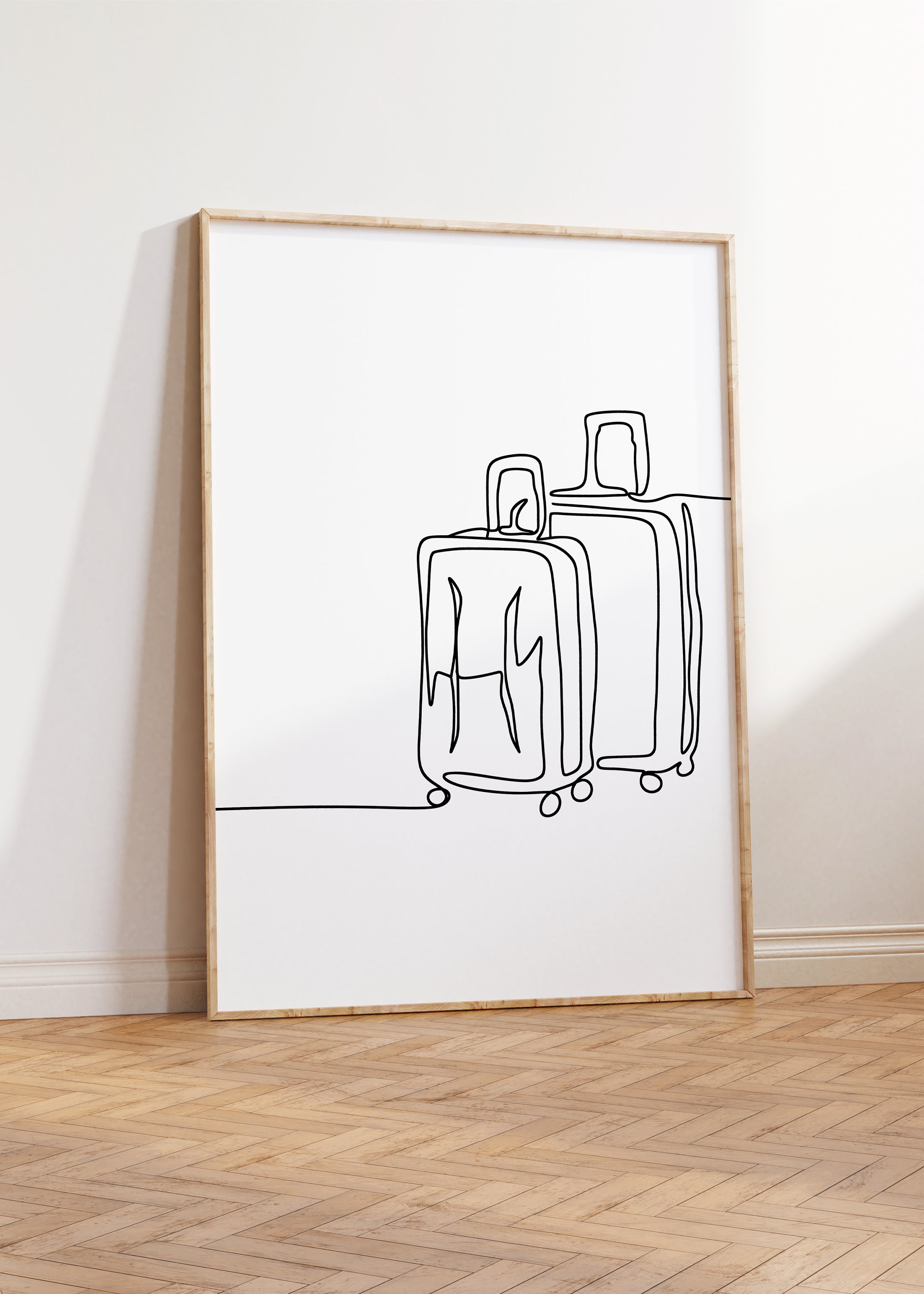 Digital Gallery Wall Art Travel Posters Set of 6 Black Etsy