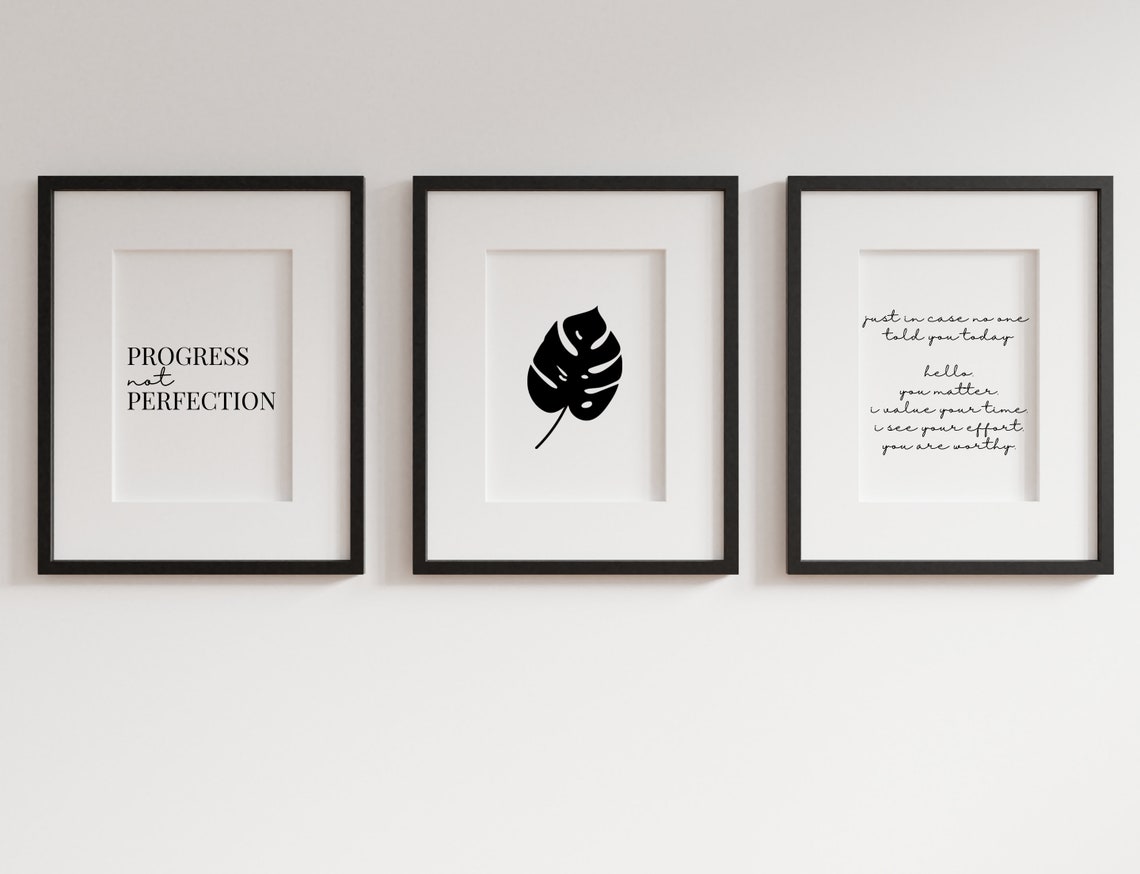 Minimalist Office Wall Art Home Office Prints Trendy Office Etsy