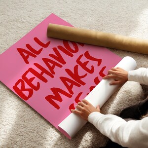 All Behavior Makes Sense Poster, ABA SPED Classroom Decor