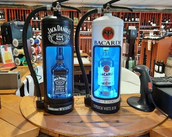 Fire extinguisher lamp minibar Jack Daniels gift bar fire extinguisher man birthday
