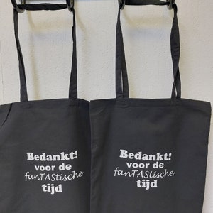 Gracias por el tiempo fantástico. Bolso de lino/algodón estampado. Regalo, mochila escolar, bolsa de compras, gracias maestro, maestro