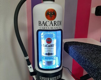 Lampe extincteur Bacardi minibar cadeau bar extincteur anniversaire homme