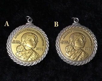 Sacagawea Replica Pendant Commemorative 