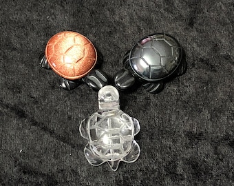 Stone Turtle Pendants - 1 Pc