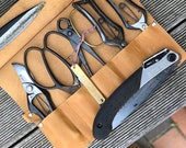 Handmade Leather Florist Bonsai Tool Roll