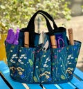Floral Gardening Tool Bag, Waterproof Garden Tote Organizer