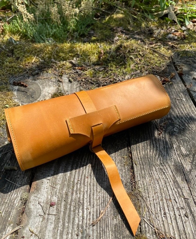 Bonsai Leather Tool Roll Etsy