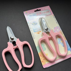 Chikamasa Flower Scissors: Japanese Florist Shears with Wire Cut
