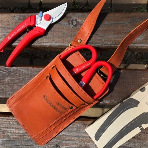 Leather Floral Tool Belt Florist Hip Holster Tool Bag Etsy