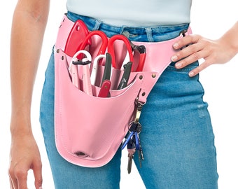 Leather Florist Tool Belt, Garden Tool Pouch