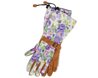 Lavender Garden Arm Saver Gloves size L/M, Gardening, Mother’s Day Gift, Gift for her, Garden gloves