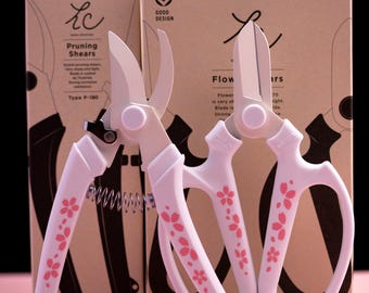 Sakagen Florist Tool Set: Japanese Flower Scissors/Pruner limited collection Sakura