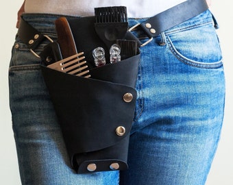 Echtleder Barber Tool Holster: Friseur Scherentasche