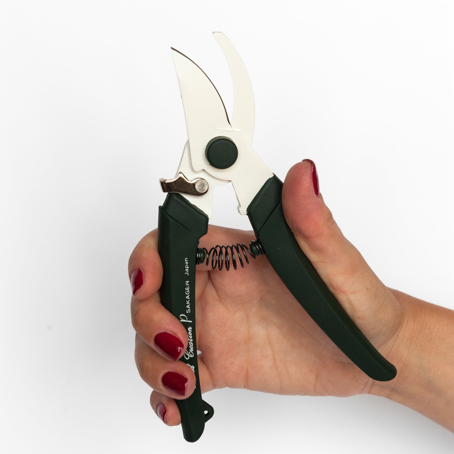 Japanese Flower Pruners Dark Green Japanese Pruner Sakagen Etsy