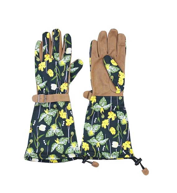 Woodland Garden Arm Saver Gardening Gloves Medium