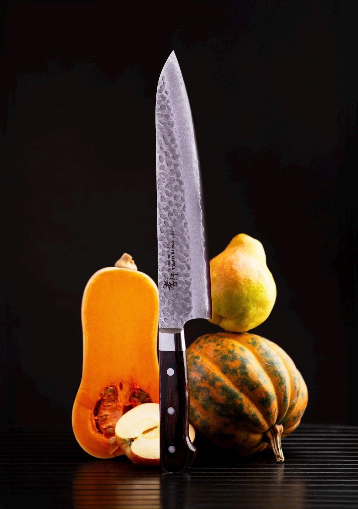 堺孝行 9.4インチ/240mm 牛刀包丁 – VG10 33層ダマスカス鋼 - Etsy 日本