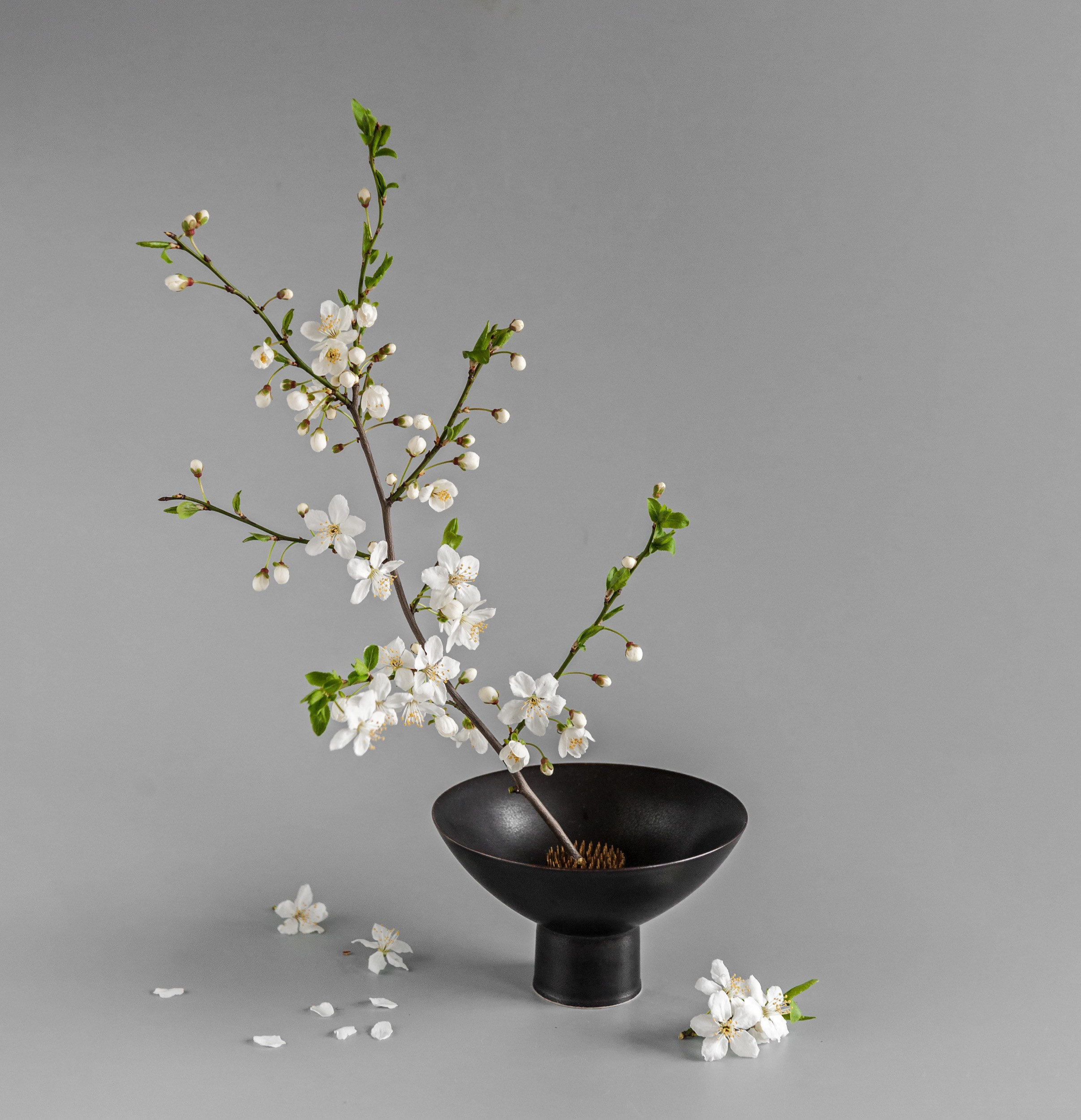 Japanese Style Ikebana Porcelain Vase Etsy
