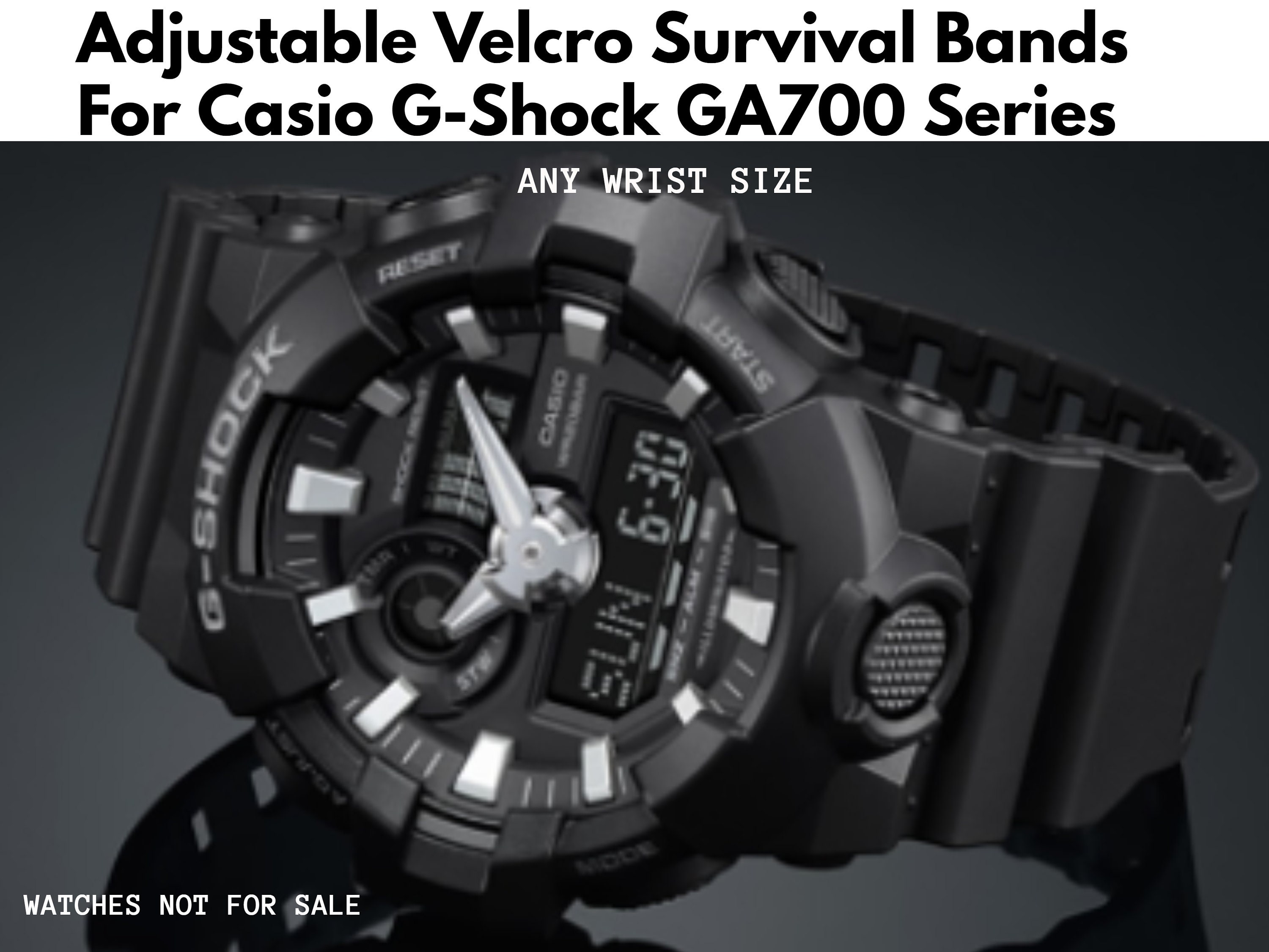 Casio G-shock GA-700 Series Adjustable 