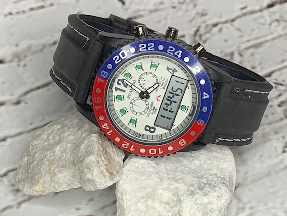 TECHNOS TSM-412 PEPSI ベゼルDIVERS STYLE TECHNOS TSM-412 PEPSI ベゼルDIVERS STYLE Technos Tsm-412