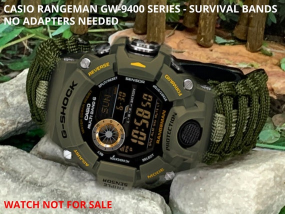Casio G-shock Rangeman GW-9400 Series Adjustable Paracord - Etsy