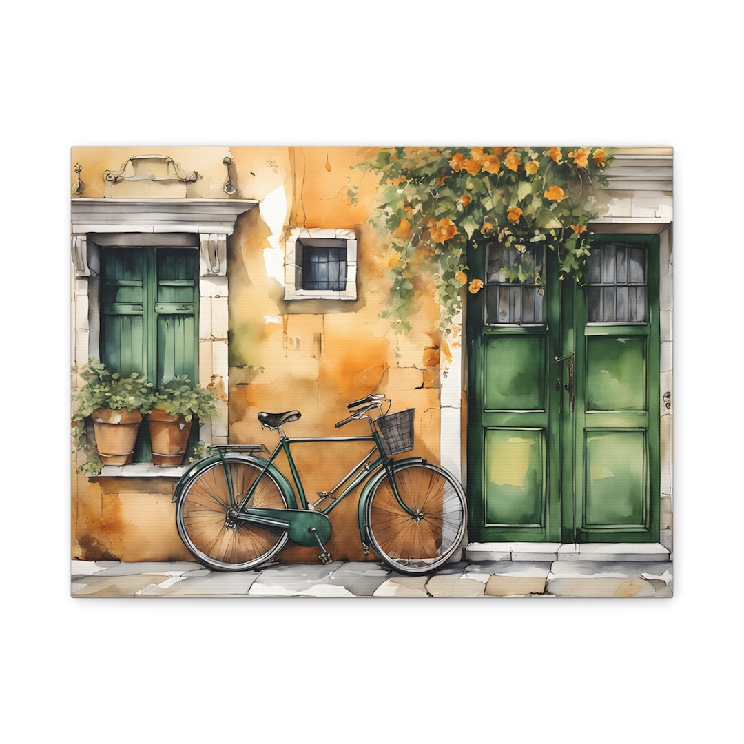 Italian Street Scene Wall Art of Italy Home Wall Decor Italian Etsy