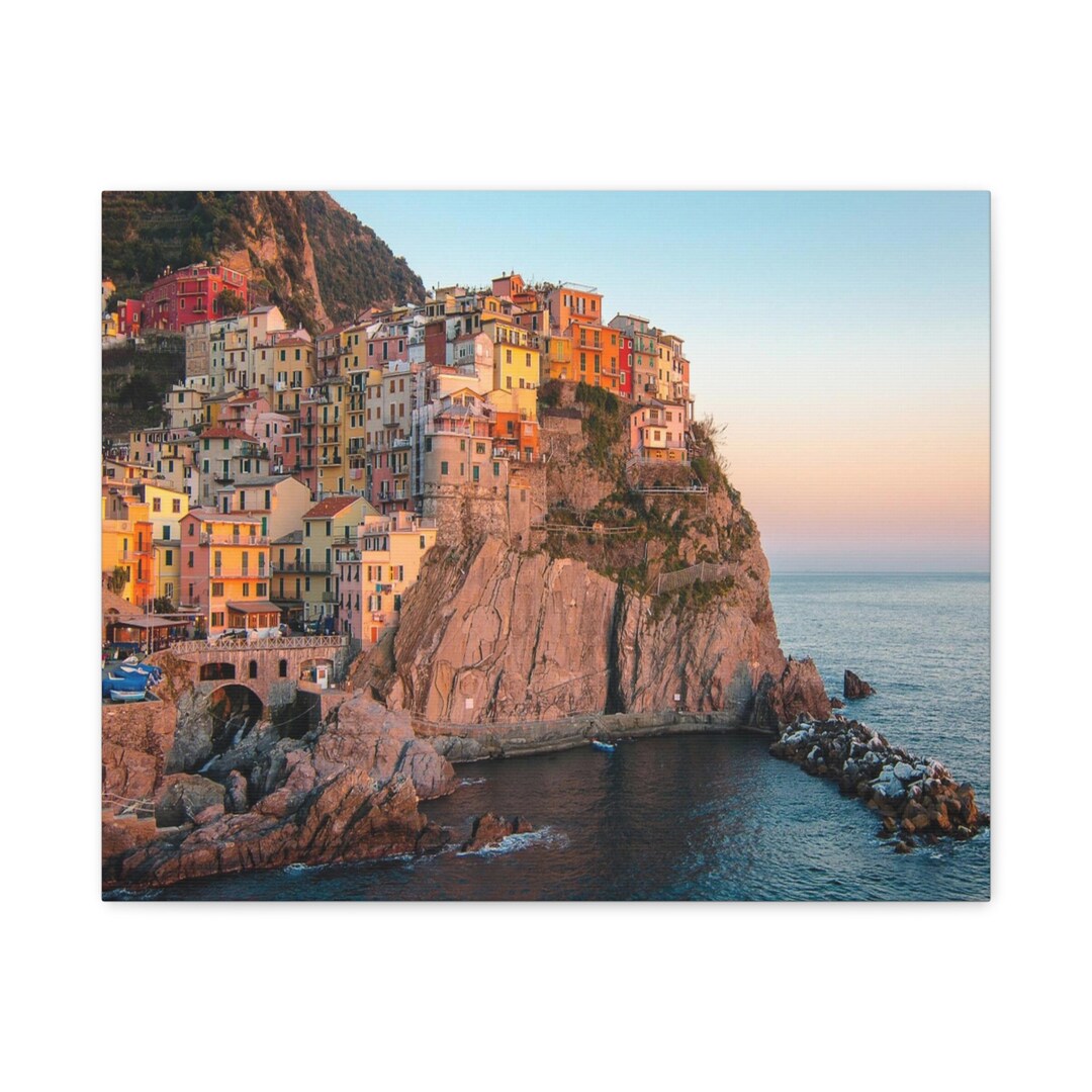 Italy Art Ocean View Italian Decor Wall Art of Italy Cliffs Etsy