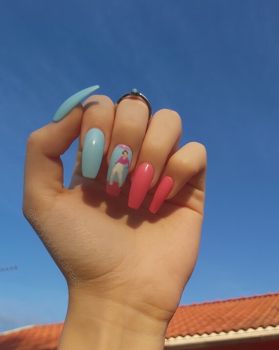 Fine Line Inspired Nails Harry Styles Gifts Harry Styles Etsy Singapore