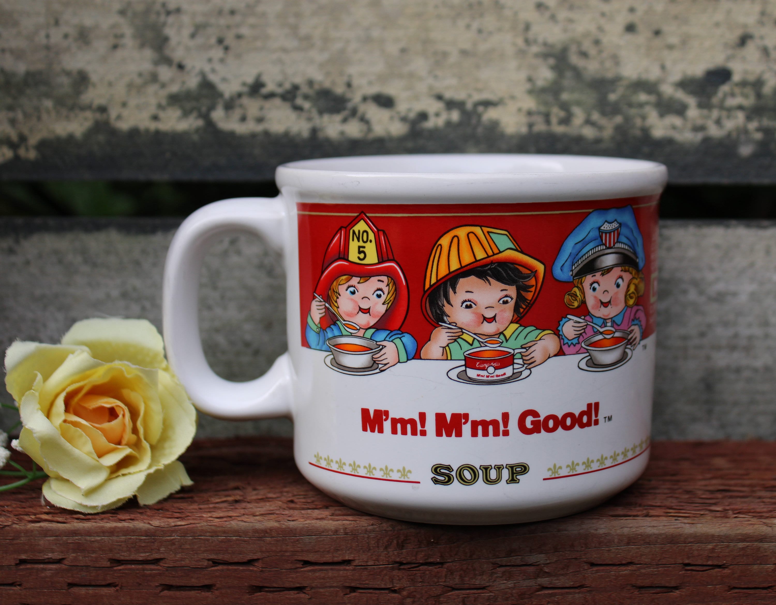 Vintage Campbells Soup Mug 1993 Westwood Red and White Etsy
