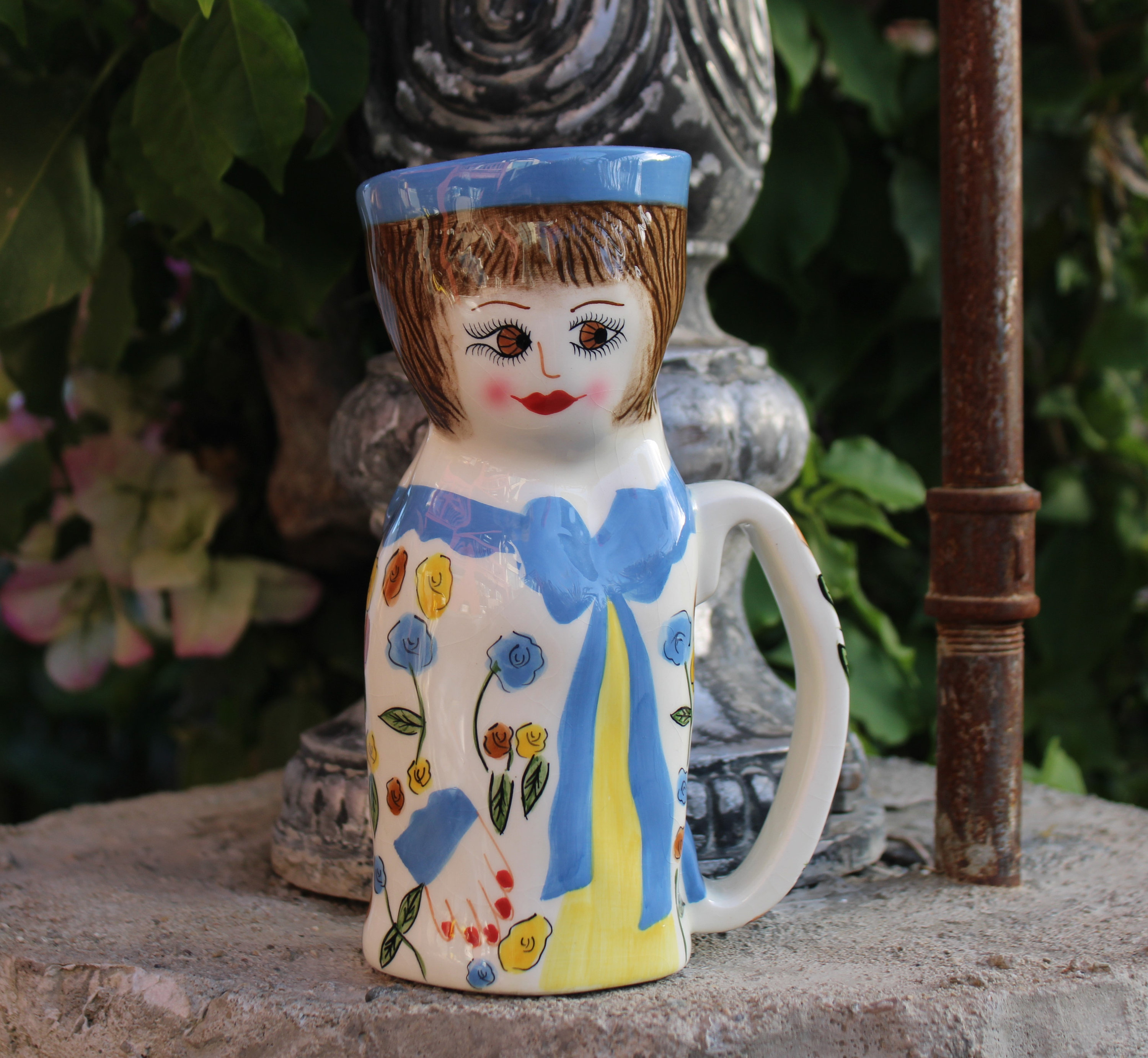 Susan paley ボニー　女性　置物　陶器 Susan paley ボニー 女性 置物 陶器