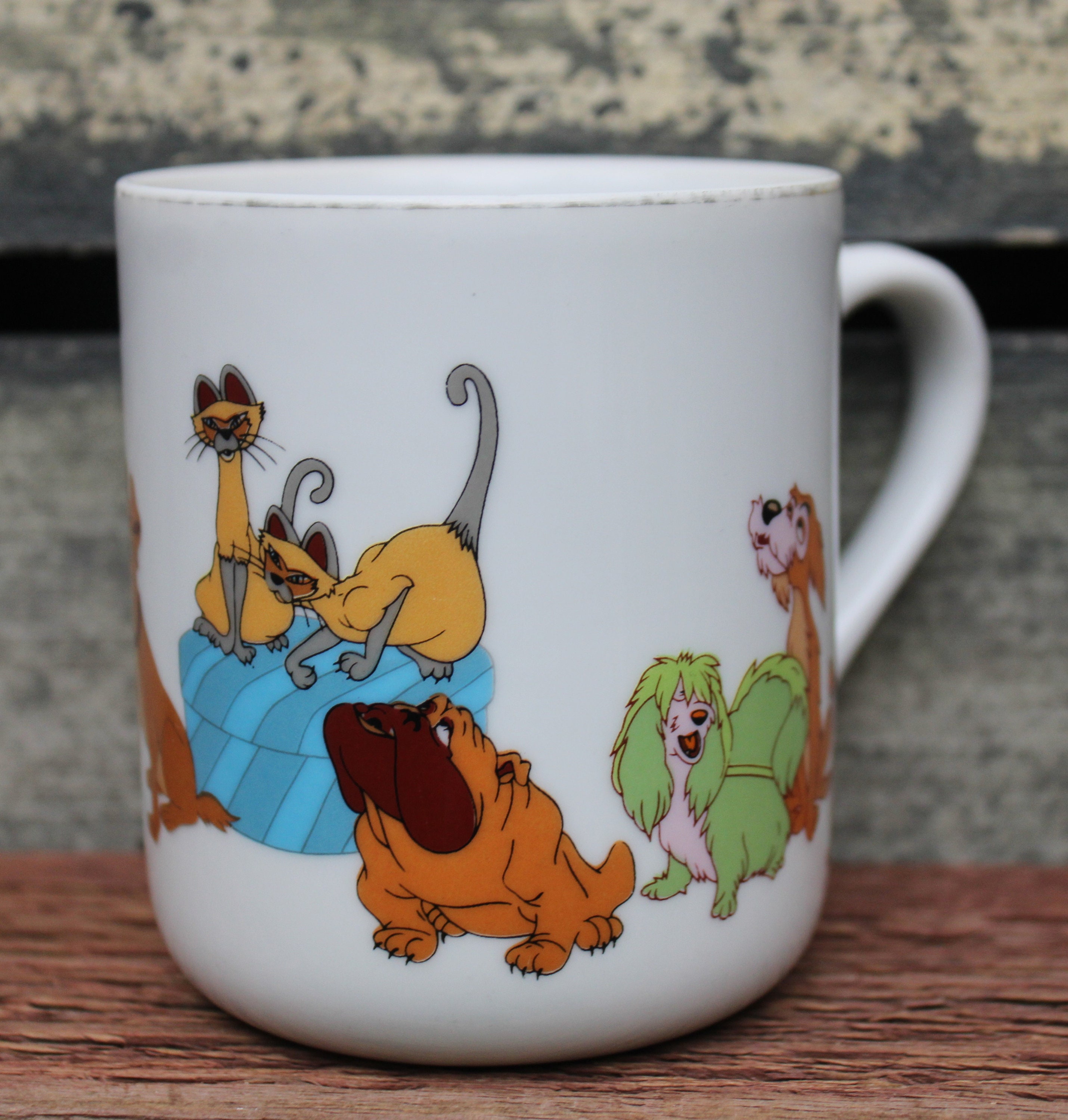 Vintage Walt Disney Assorted coffee Mug set of 6