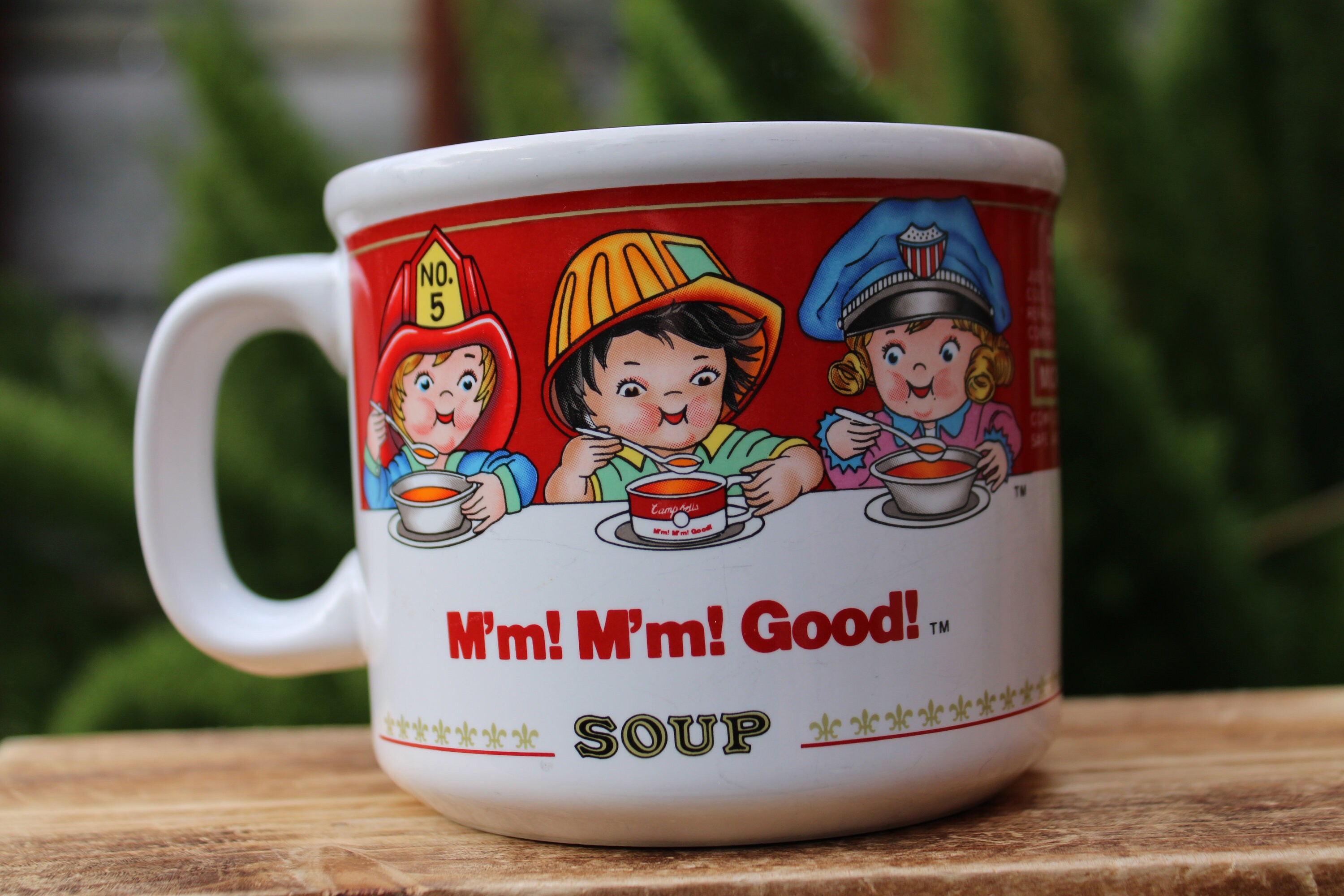 Vintage Campbells Soup Mug 1993 Westwood Red and White Etsy