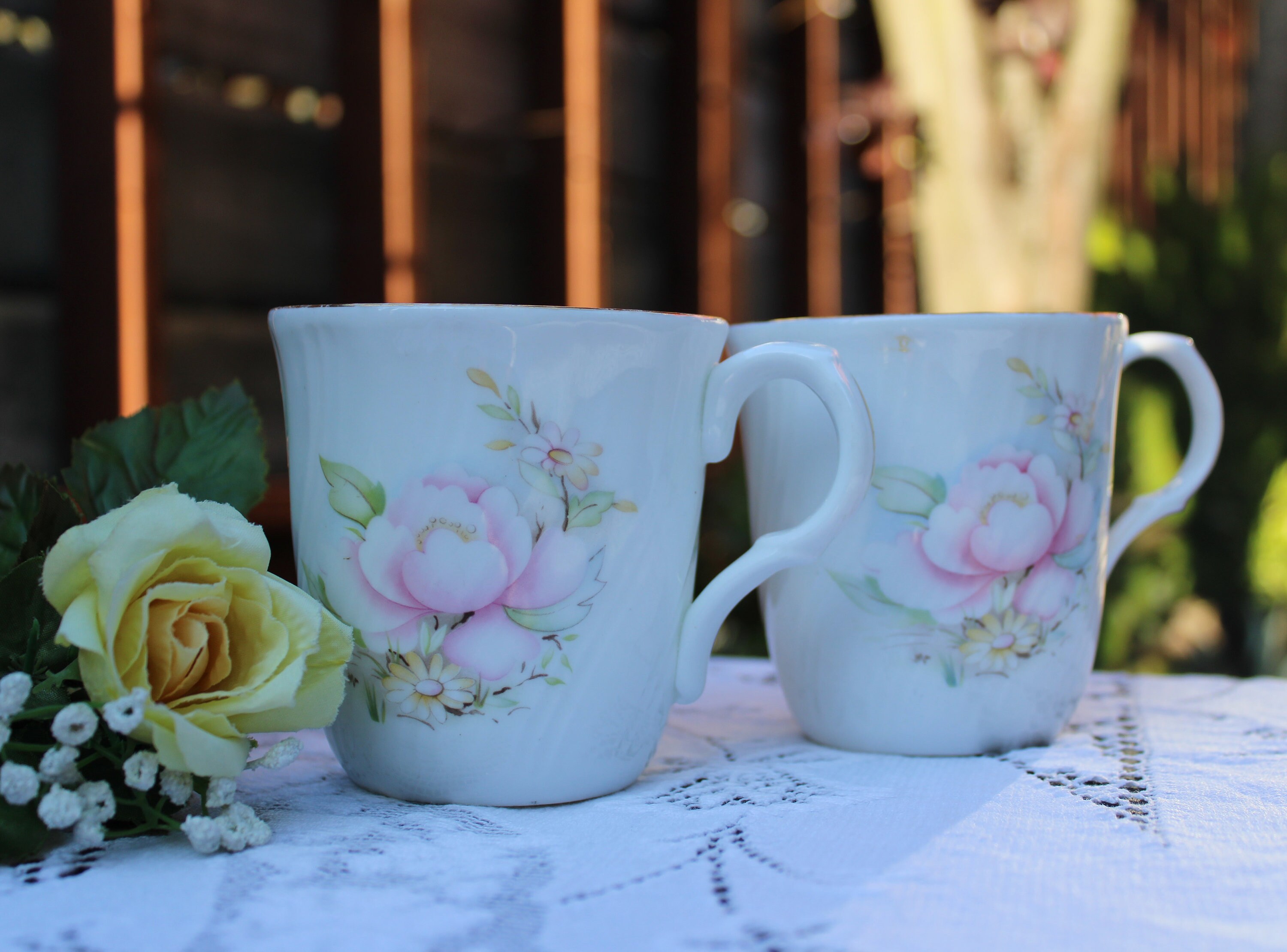 Set of 2 Sadler Mugs Wellington Bone China Made in England Etsy