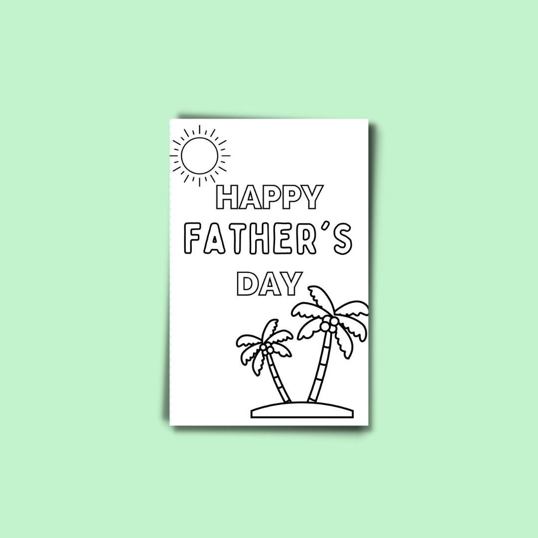 Father s Day Card Printable Fathers Day Printable Printable Card Card