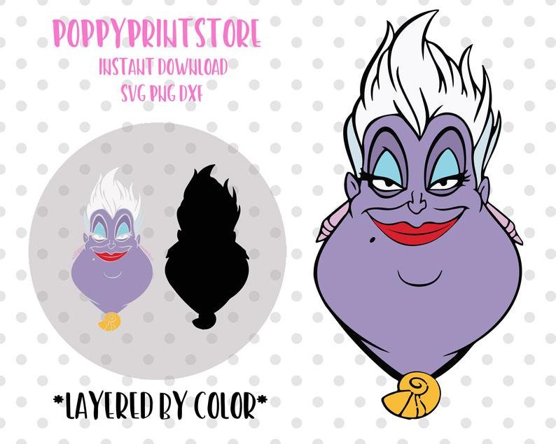 Download Free Ursula Svg Evil Queens Svg Ariel Svg Little Mermaid Svg Etsy SVG Cut Files