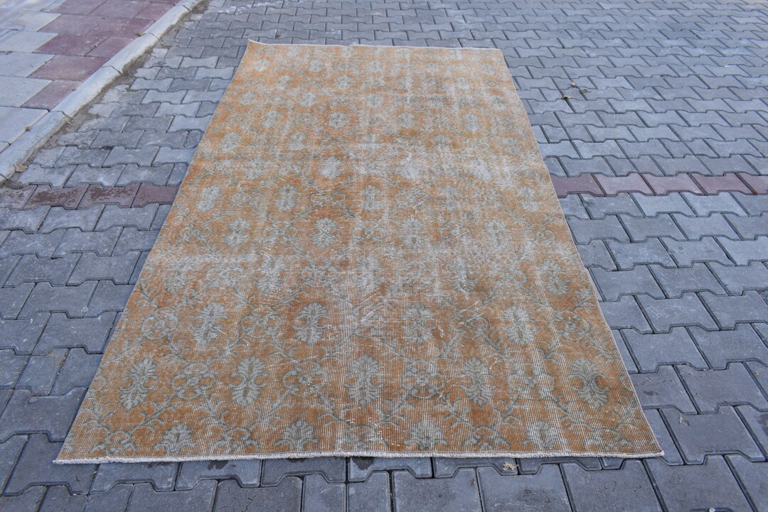 4x8 OUSHAK RUGS 4x8 Turkish Rugpastel Rugboho Rug4x8 Etsy