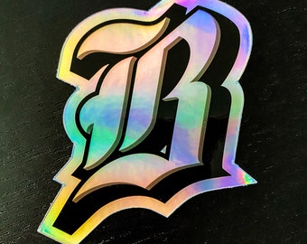 Beer Baseball Blog Hologram Logo Die Cut Sticker (3 Pack)
