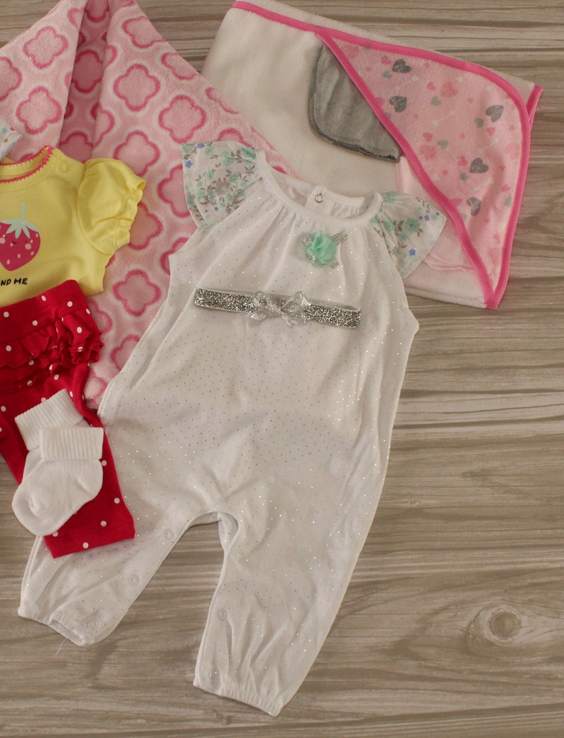 Baby girl or reborn baby girl clothing box opening 03 months Etsy