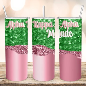 AKA Inspired Bundle Sublimation Designs Downloads-Skinny Straight Tumbler 20oz Design-PNG Commercial Use